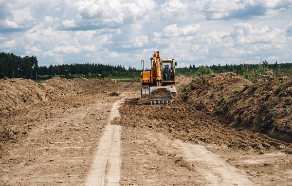 В СНТ «Козино» приступили к строительству новой большой дороги